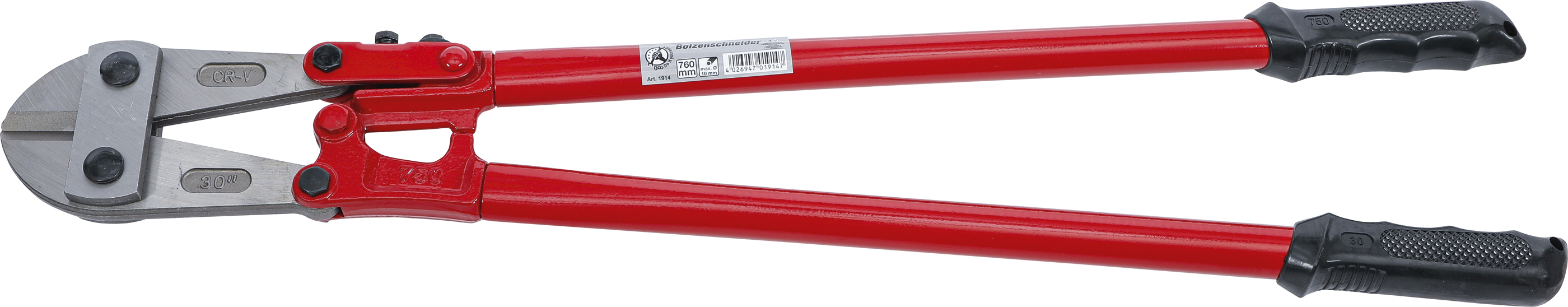 Bolzenschneider mit gehärteten Backen 760 mm