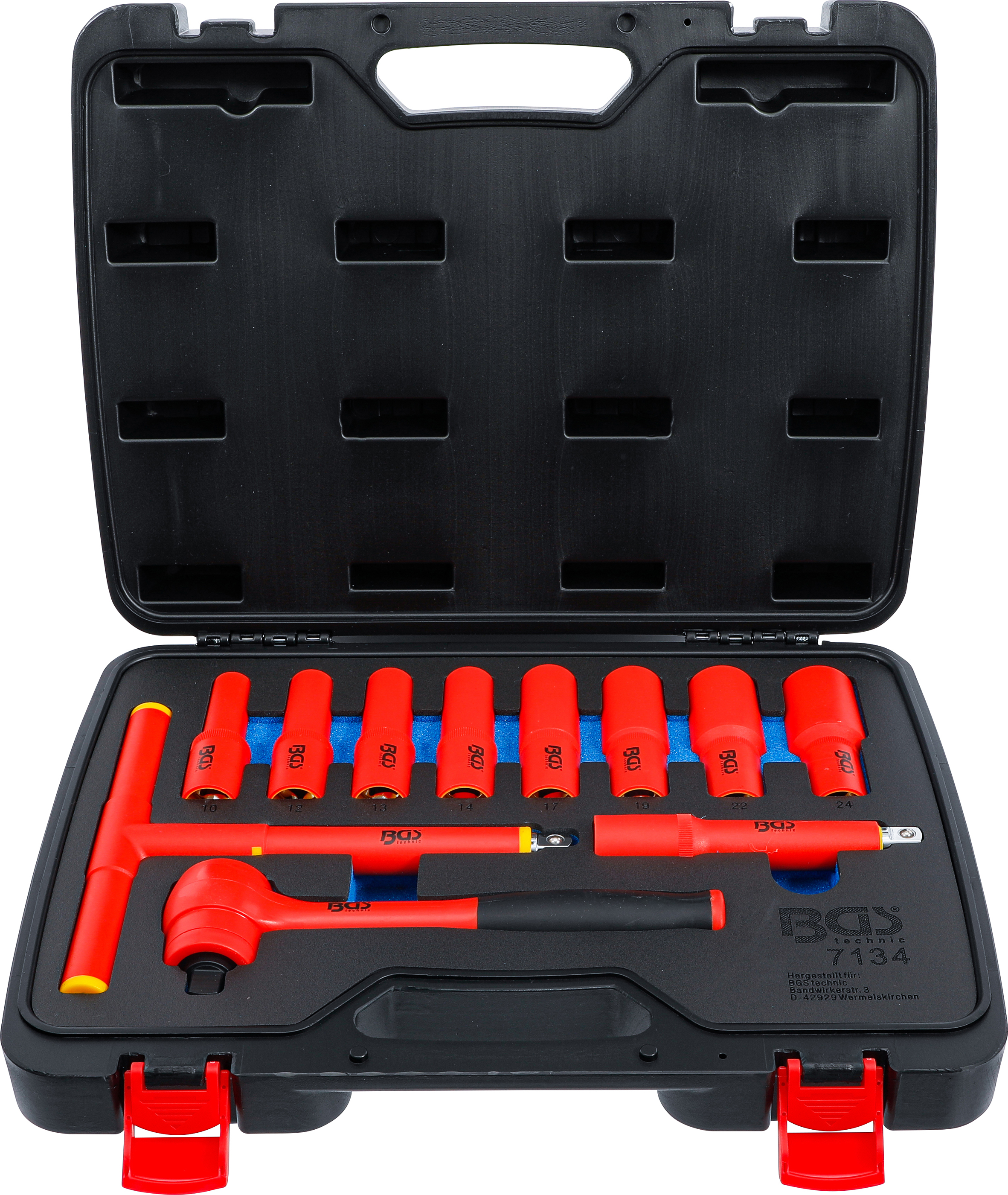 VDE-Steckschlüssel-Satz Antrieb Innenvierkant 125 mm ...