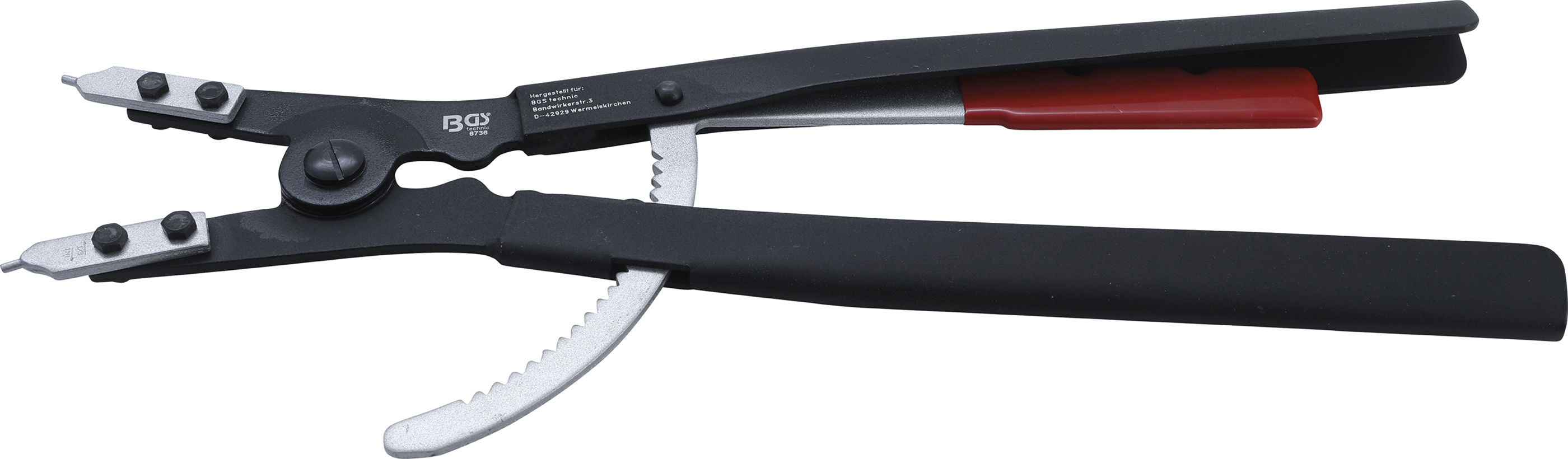 Sprengringzange gerade für Außensprengringe 500 mm