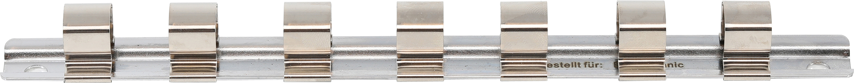 Aufsteckschiene mit 7 Clips 125 mm 12