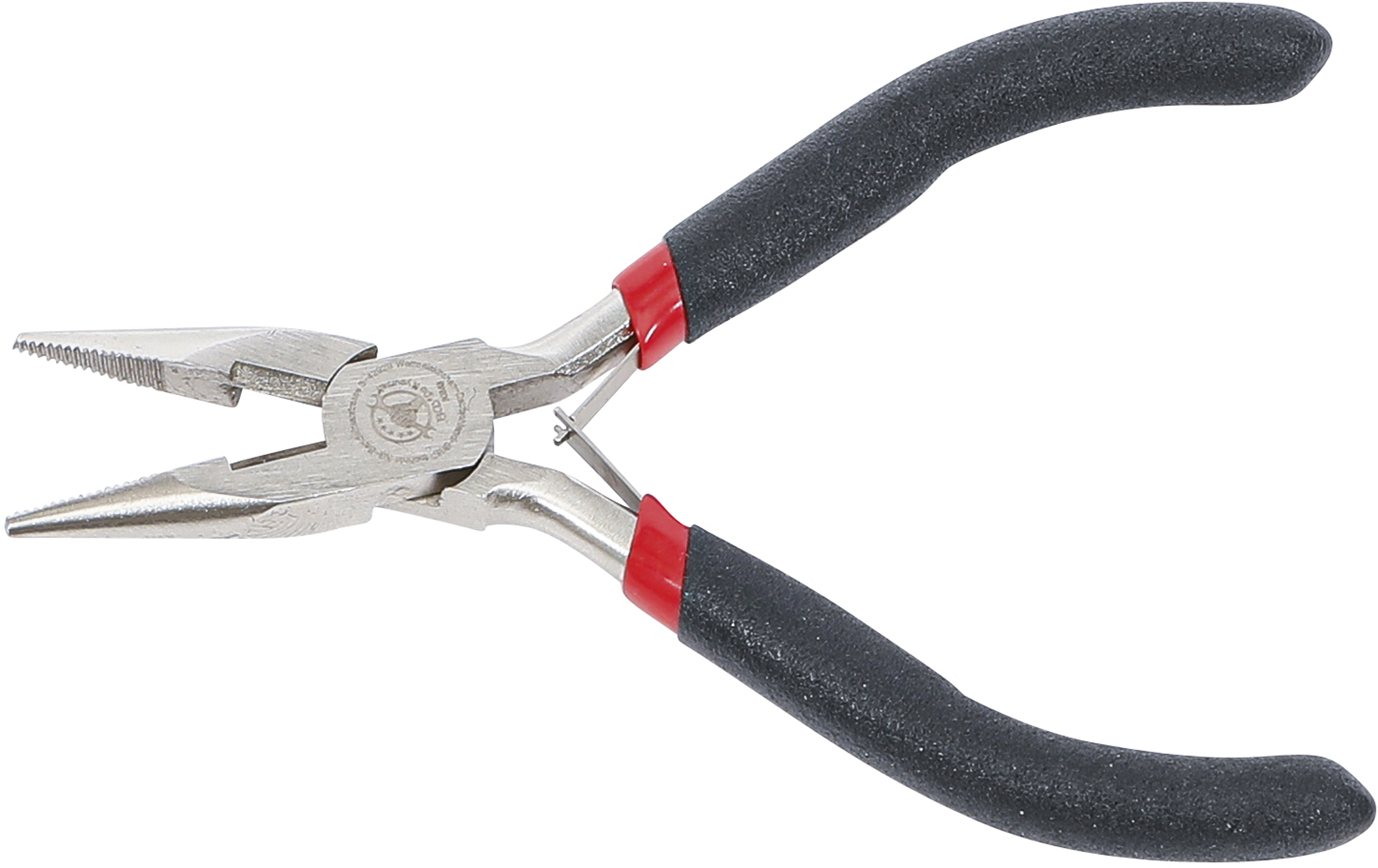 Elektronik-Spitzzange gerade mit Feder 120 mm