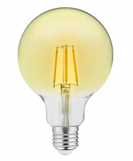 E27 LED Leuchtmittel G95 4Watt 300Lumen Goldglas