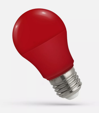 E27 LED Leuchtmittel ROT 4,9Watt