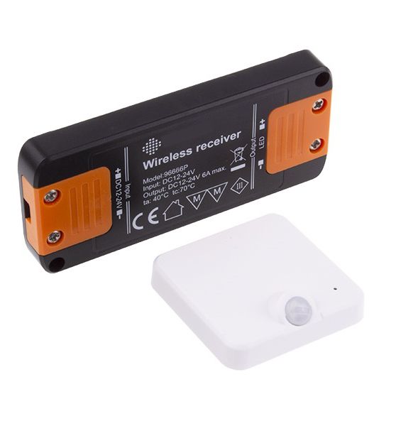 Funk Bewegungsmelder für LED Leuchtmittel - Weiß