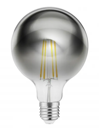 E27 LED Leuchtmittel G95 8Watt 720Lumen Rauchglas