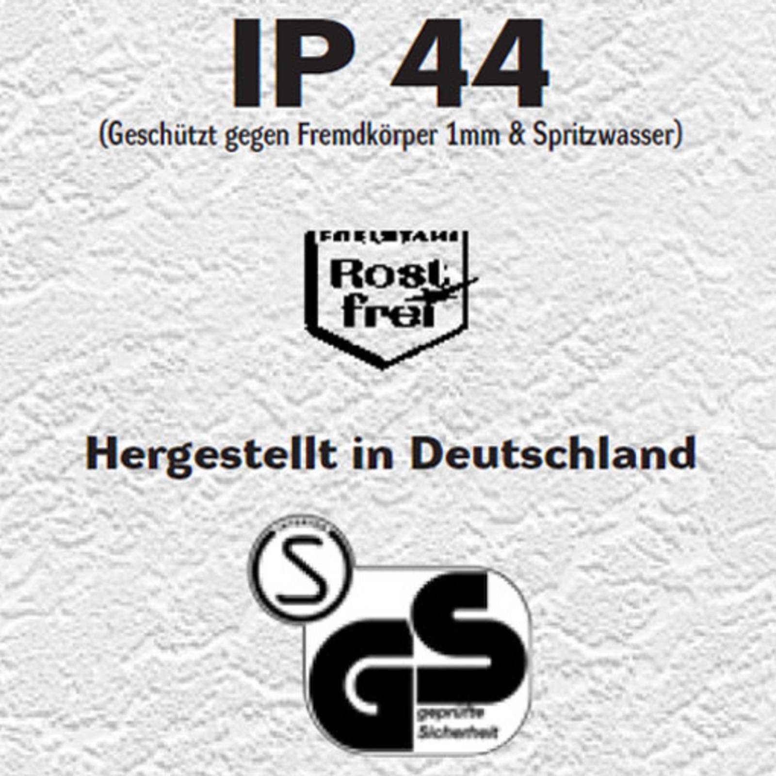 Kubische Außenwandleuchte Cubo, anthrazit