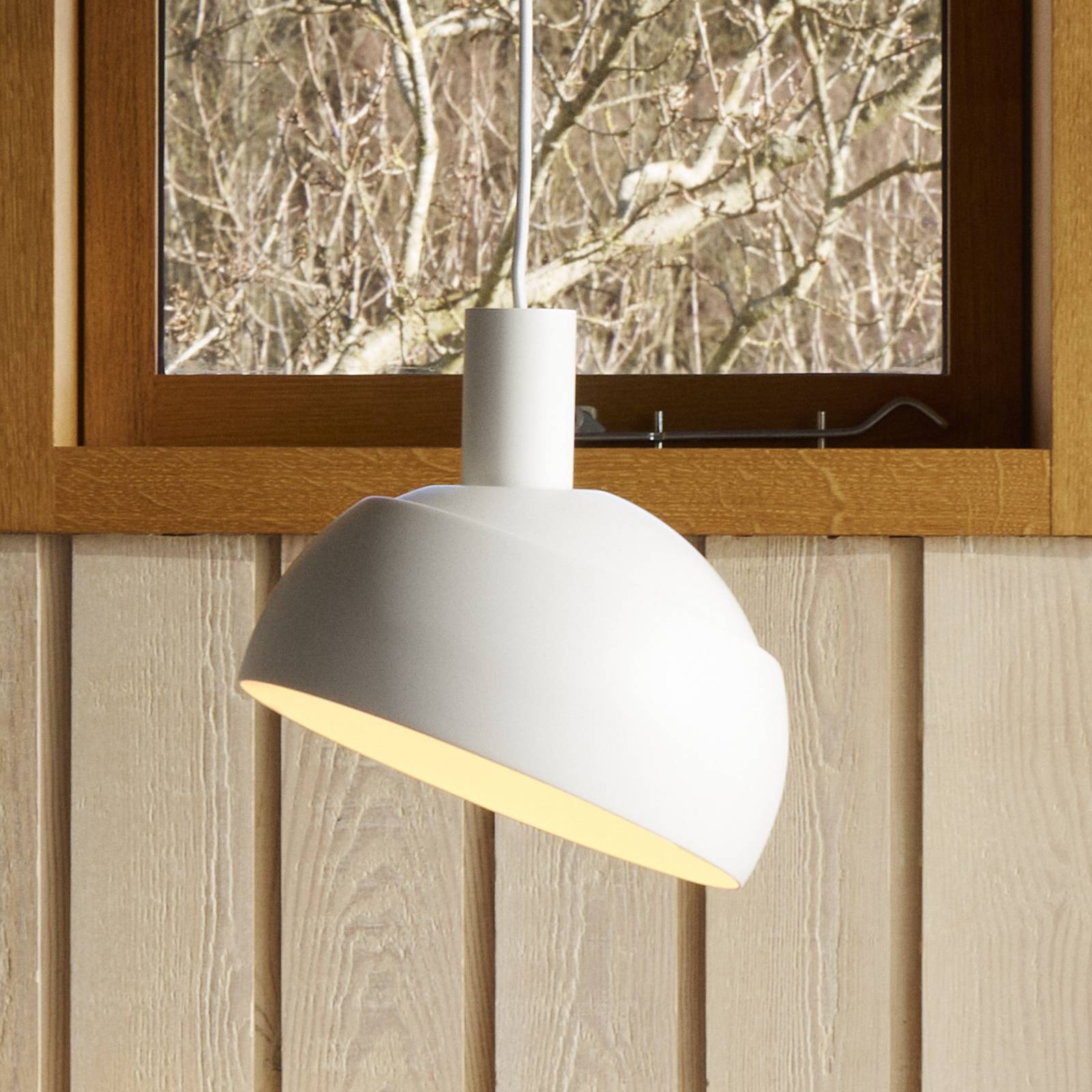 Louis Poulsen Hängeleuchte FJ Elements, weiß, Ø 25 cm, E27