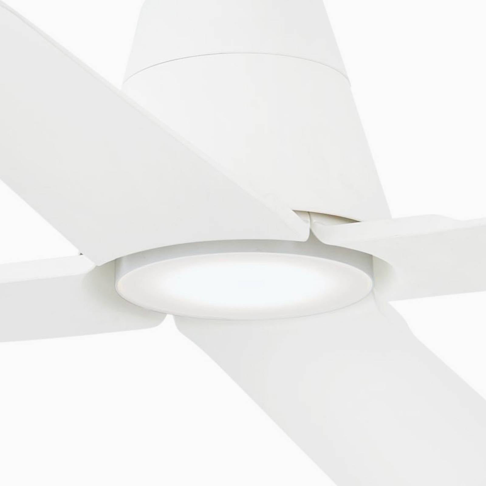 Deckenventilator Typhoon M LED-Leuchte IP44 weiß