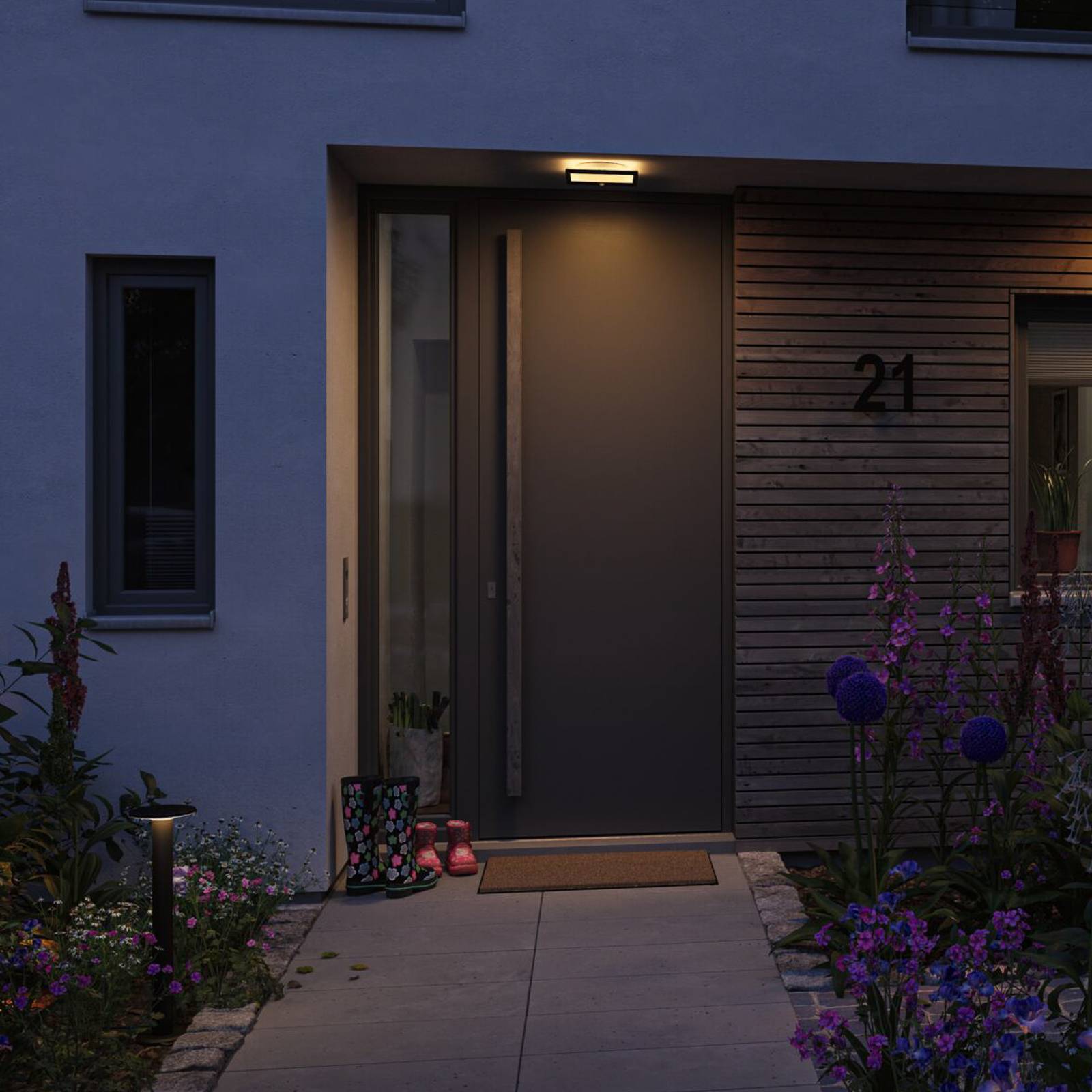 Paulmann Lamina Sensor-Wandlampe CCT eckig schwarz