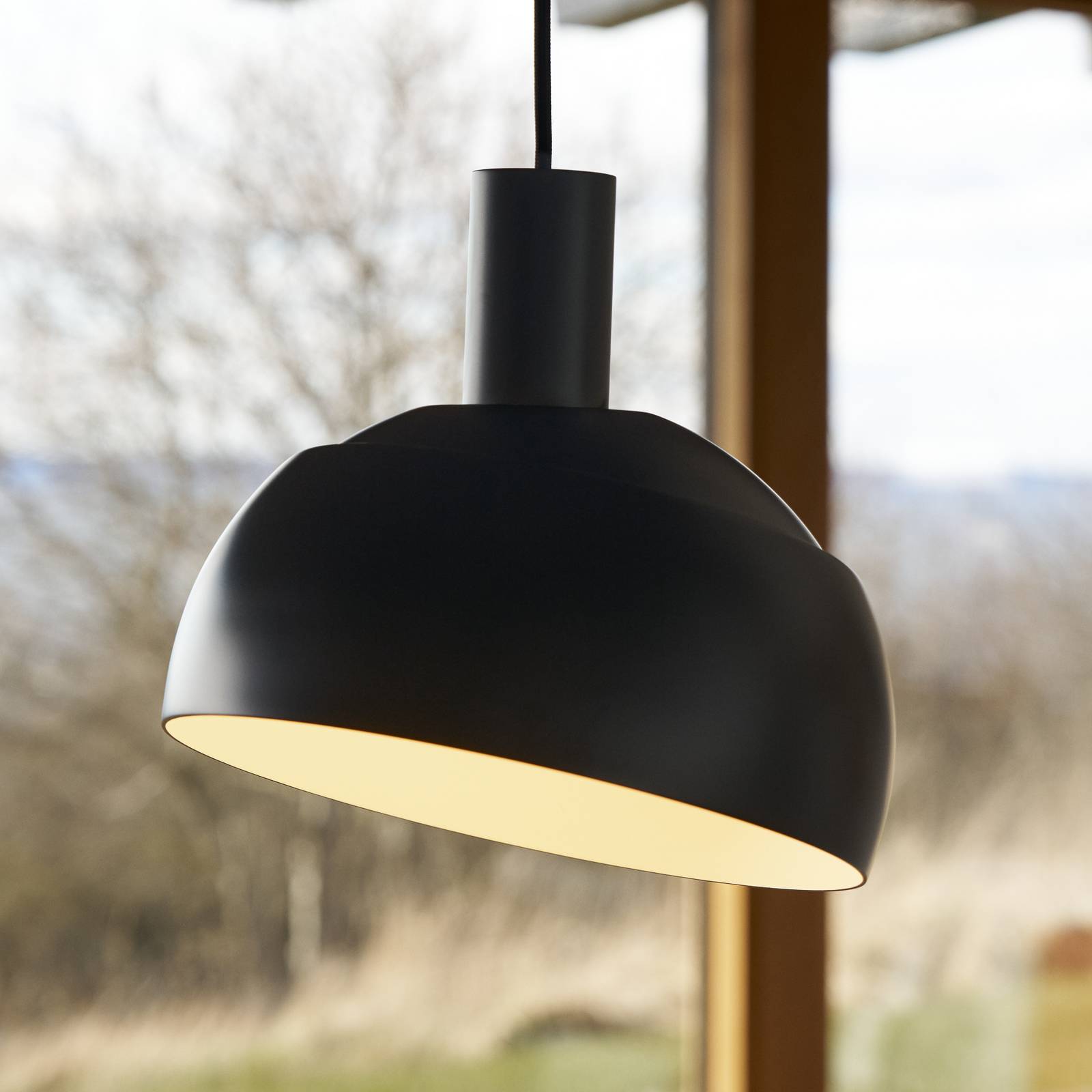 Louis Poulsen Hängeleuchte FJ Elements, schwarz, 25 cm, E27