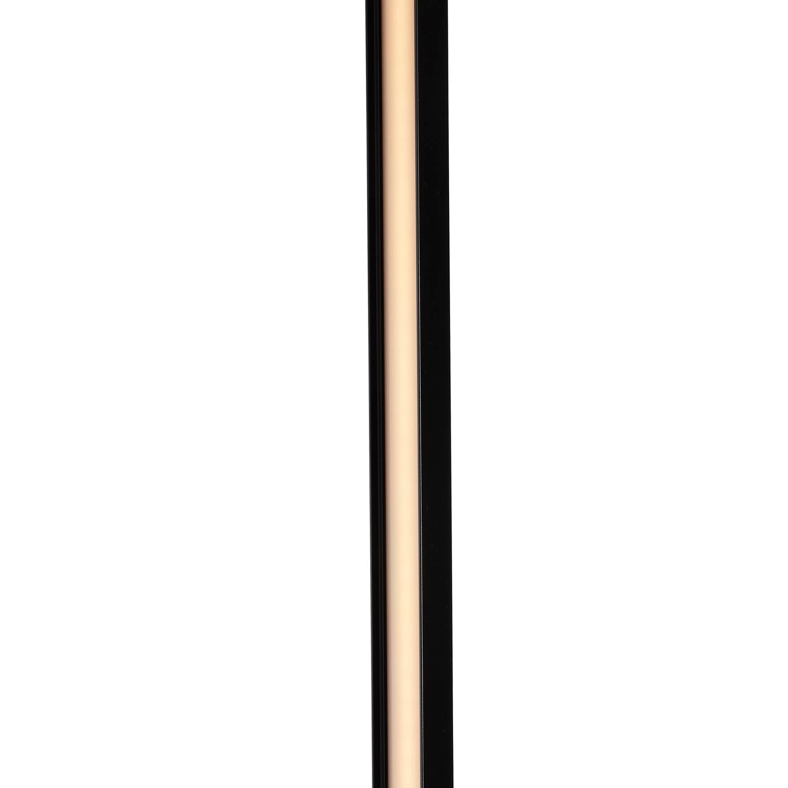 LED-Stehleuchte Lineal, Höhe 180 cm, schwarz