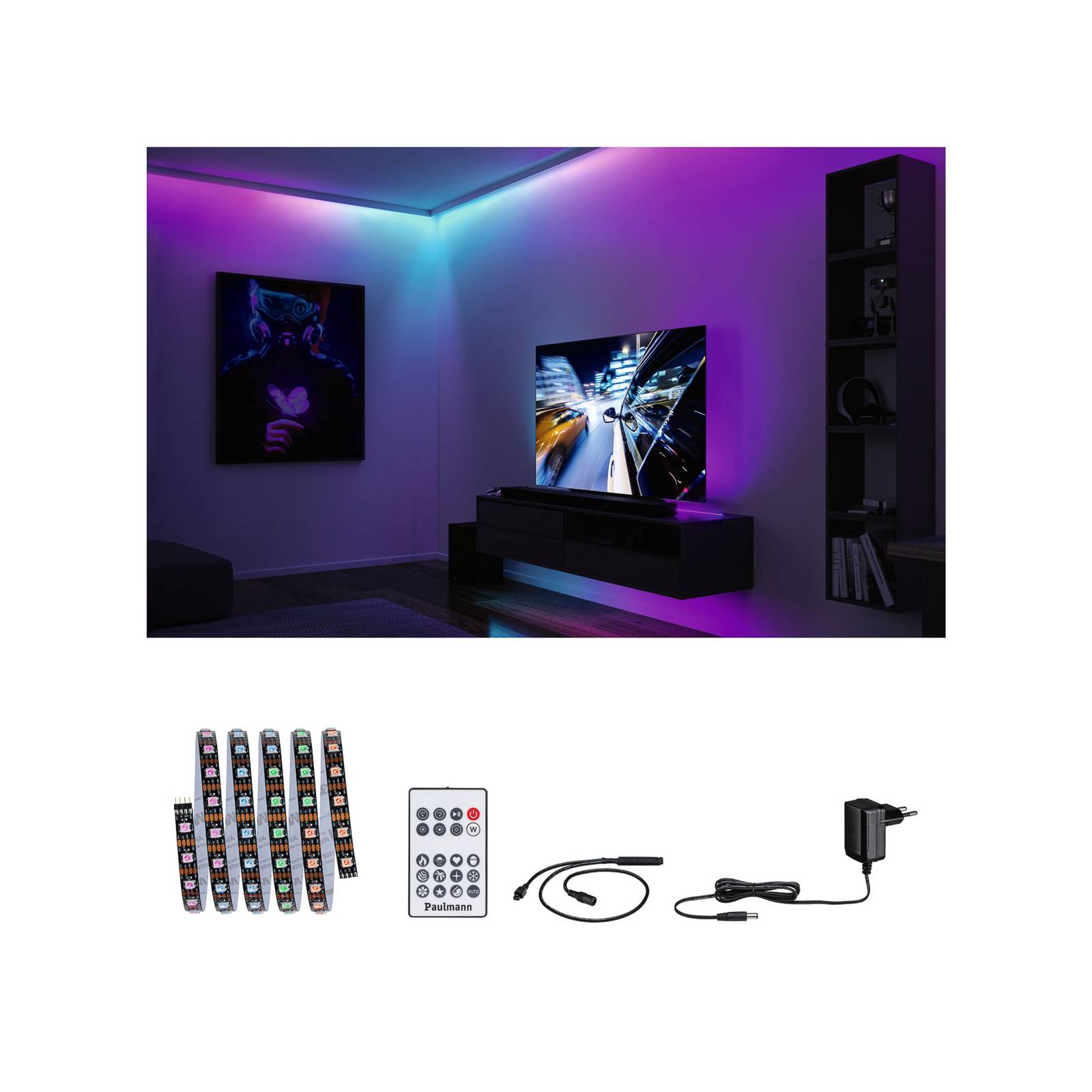 Paulmann EntertainLED LED-Strip, RGB, Set, 1,5m