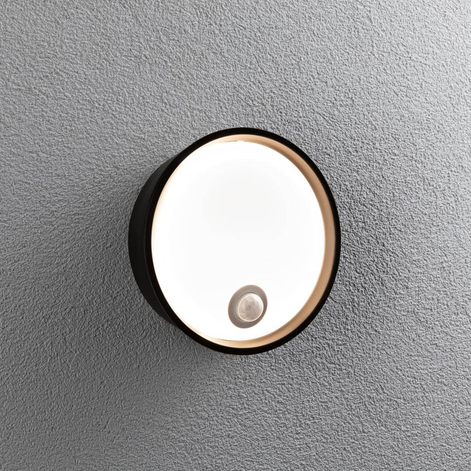 Paulmann Platomo LED-Außenwandlampe Sensor schwarz