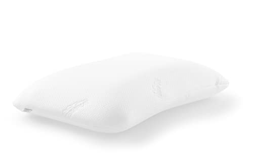 TEMPUR Symphony Schlafkissen Memory Foam, ergonomisches Nackenstützkissen für Rücken- und Seitenschläfer, Liegefühl fest, S (63 x 43 x 11 cm), Weiß