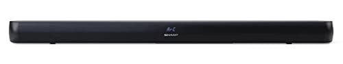 SHARP HT-SB147 2.0 Slim Soundbar – 150 W kraftvoller Sound, kabelloses Bluetooth-Streaming, HDMI ARC, optischer & AUX-Eingang, wandmontierbar, einfache Plug-&-Play-Einrichtung, Filme & Musik – Schwarz