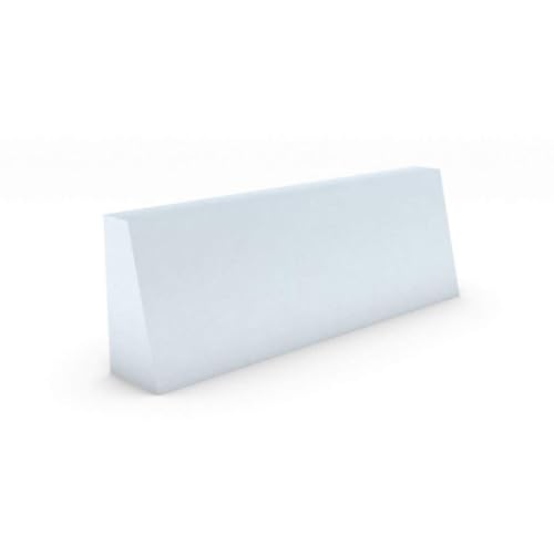 MSS e.K. Rückenkissen Palettenkissen 120x40x20/10 cm Schaumstoff für Europalette Keilkissen Auflage Polster