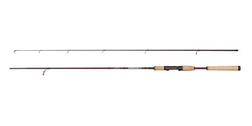 Abu Garcia Tormentor2 Spinnrute, Leichter 24T Carbon Blank, langlebige, Premium Korkgriff, vielseitig einsetzbar für Süß- und Salzwasserangler, Raubfischangeln auf Hecht, Barsch Zander, 2.13m 5-21g