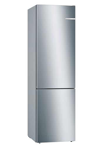 Bosch KGE39AICA, Serie 6, Kühl-Gefrier-Kombination, 201 x 60 cm, 249 L Kühlen & 94 L Gefrieren, LowFrost, BigBox für Gefriergut, längere Frische mit VitaFresh, Leise mit 38 dB, LED, AntiFingerprint