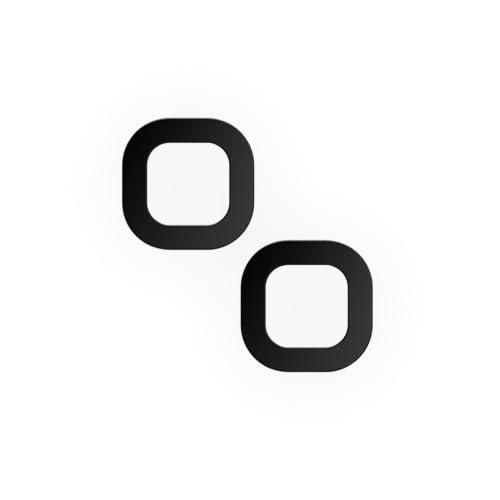 TomTom Klebehalterungen (2 Stück) für den Verkehrs-Assistenten Tom, mit Klebestreifen sowie Metallteilen zur Verbindung mit den Magneten am Tom-Gerät