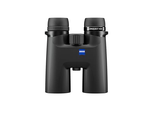 ZEISS Conquest HDX Fernglas 8x42 Wasserdicht, Kompakt mit LotuTec T* HD beschichtetem Glas für optimale Klarheit bei allen Wetterbedingungen für Vogelbeobachtung, Jagd, Sightseeing, Schwarz