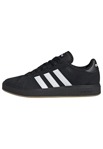 Adidas Herren Grand Court Base 00s Shoes, core Black/FTWR White/Gum 3, 44 EU