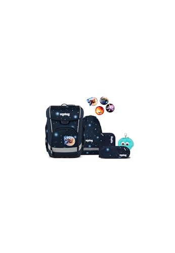 ergobag cubo Light Bundle Set ergonomischer Schulranzen, extra leicht, Set 6-teilig, 860 g