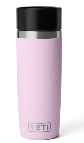 YETI Rambler Reiseflasche, Vakuumisolierter Edelstahl Mit Commuter Verschluss, Cherry Blossom, 16 oz (473 ml)