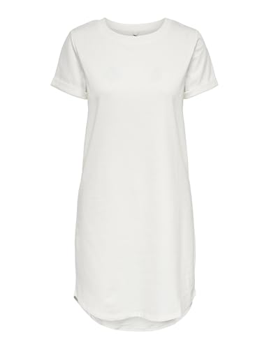 JDY Damen JDYivy Life S/S Dress Jrs Noos Kleid, Cloud Dancer,M