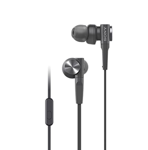 Sony MDR-XB55AP In-Ear-Kopfhörer (Extrabass, Mikrofon) Schwarz, Normal