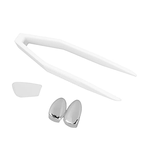 Dents en Argent, Argent Dents Grillsplating Dents Brace À La Mode Dents En Métal Décoration Bijoux Pour Halloween Partygold (Silber)