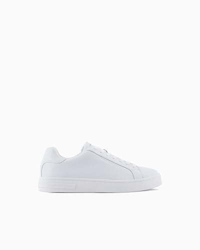 Armani Exchange Herren London Sneaker, Brilliant White, 42 EU