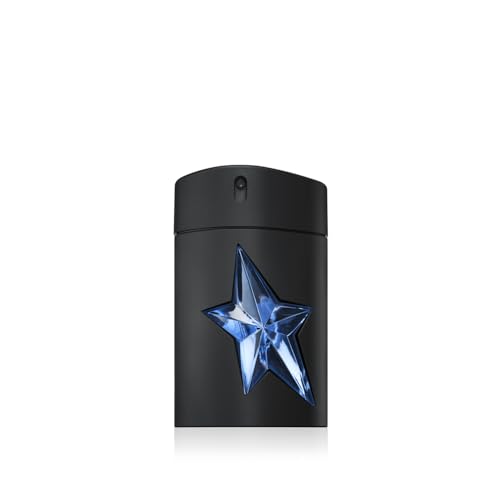 MUGLER A*Men Eau de Toilette, Herren Parfum, Amberartiger, holziger Gourmand-Duft, Kräftiges Duftspray, Nachfüllbar