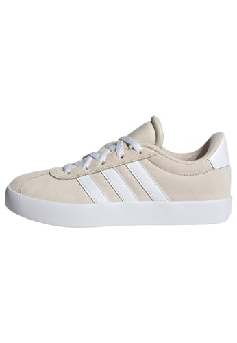 adidas Unisex Kinder VL COURT 3.0 SHOES, Aluminium / Cloud White / Aluminium, 38 EU