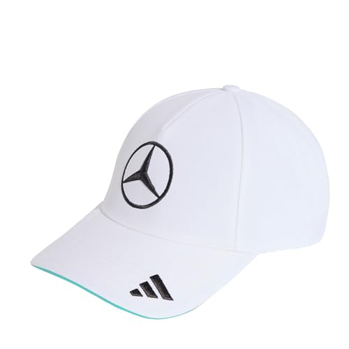 adidas Unisex Mercedes - AMG Petronas Formula 1 Team Driver Cap, White, M-L