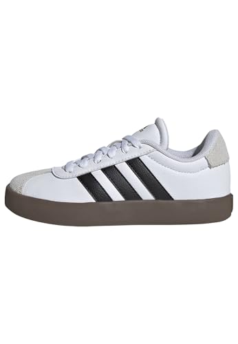 Adidas Unisex Kinder VL Court 3.0 Shoes, Cloud White/Core Black/Grey One, 37 1/3 EU
