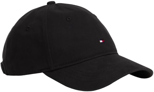 Tommy Hilfiger Damen Cap Flag Soft Panel aus Baumwolle, Schwarz (Black), Einheitsgröße
