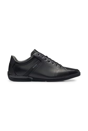 BOSS Men Saturn_Lowp_lux4 A_N Sneaker Black 42 EU