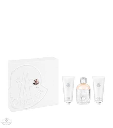 Moncler Pour Femme by Moncler for Women - 3 Pc Gift Set 3.3oz EDP Spray, 3.3oz Shower Gel, 3.3oz Body Cream