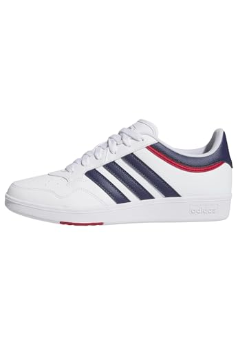 adidas Unisex Hoops 4.0 Shoes Schuhe, Cloud White Dark Blue Team Power Red 2, 42 EU