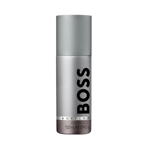 BOSS Bottled Deodorant - orientaliches, warmer Duft für Männer - Mit Noten von Apfel, Zimt, Moschus - Lang anhaltend - 150 ml