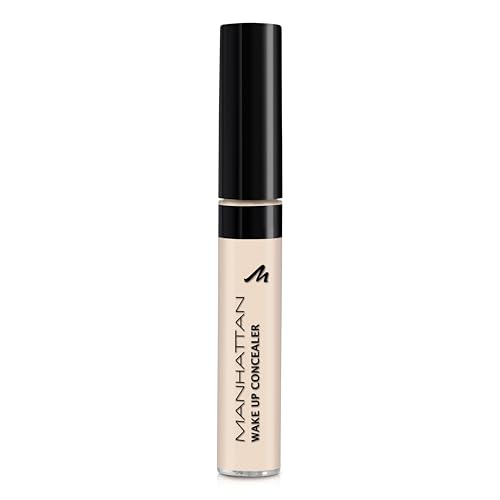 Manhattan Wake up Concealer, Flüssig Concealer zum Abdecken von Augenringen und Rötungen, Farbe Naturelle 1, 1 x 7ml