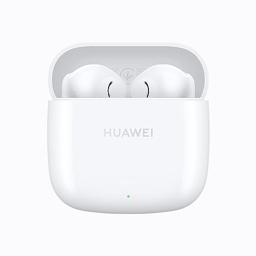 HUAWEI FreeBuds SE 2 Wireless Kopfhörer, Bis zu 40 Stunden Akkulaufzeit, Leicht und komfortabel, Ausgewogener Klang, Wasserdichtigkeit, Deutsche Version, Ceramic White