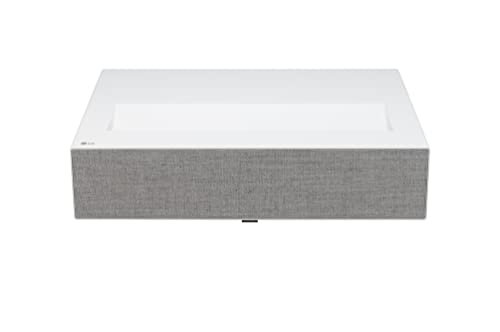 LG Electronics HU715QW Beamer mit Projektions-Diagonale bis 304,8 cm (120 Zoll), CineBeam Ultrakurzdistanz Laser 4K Projektor (2.500 Lumen, drahtlose Screen Share-Funktion, webOS 6.0), Weiß