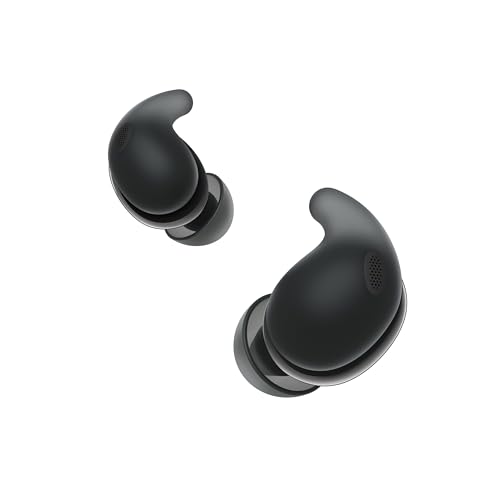 Sony LinkBuds Fit - Kabellose Noise Cancelling Bluetooth Earbuds - Komfortabel, leicht, Hi-Res-Sound, IPX4 Schutz, Umgebungsgeräuschmodus, 21h Akku, Multipoint-Verbindung, iOS & Android - Schwarz