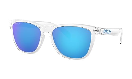 Oakley Unisex-Erwachsene Frogskins OO9013 Sonnenbrille, Weiß (Transparente), 0
