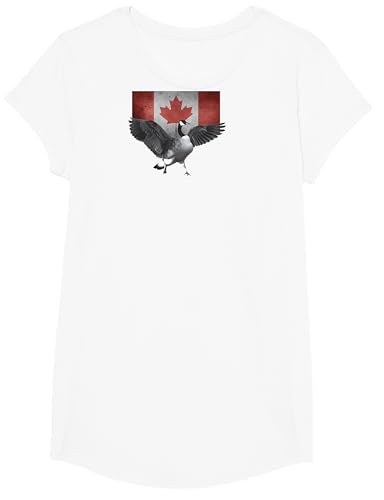 Proud Canadian Flag Canada Goose Tshirt T-Shirt