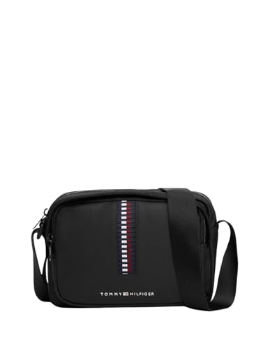Tommy Hilfiger Herren Umhängetasche Camera Bag Klein, Schwarz (Black), Einheitsgröße
