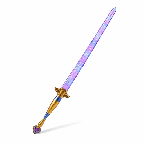Denash 3D-gedrucktes Cosplay-Schwert, Einziehbares Teleskop-Cosplay-Schwert, Farbenfrohe Rollenspiel-Requisite für Kongresse, Festivals und Mottopartys