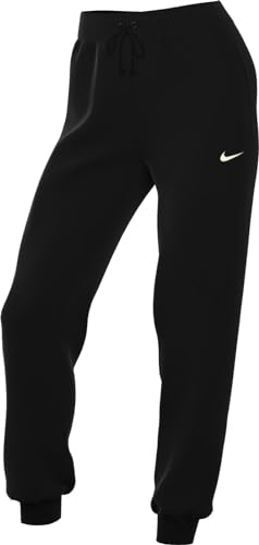 Nike Damen NSW Phnx FLC Mr Pant Std Hose, Black/Sail, L EU
