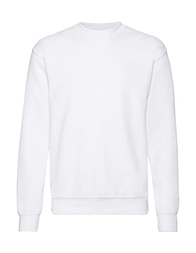 Fruit of the Loom Herren Sweatshirt 12200B, Gr. 56/58 (XL), Weiß (30 weiss)